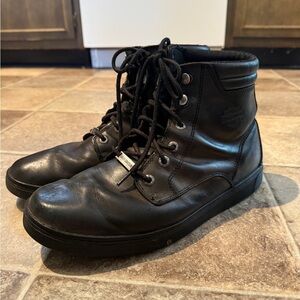 Harley-Davidson Black Leather Men's Boots